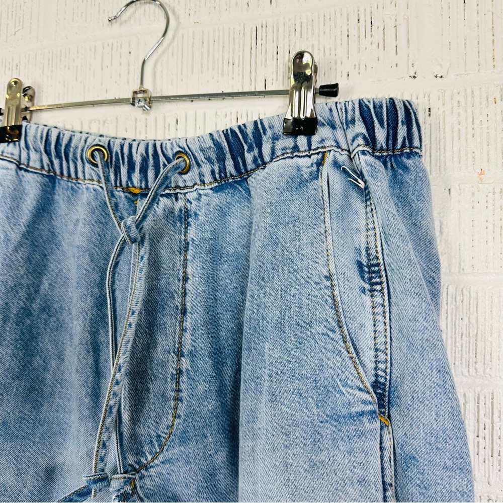 Pilcro Beachy High-Rise Parachute Jeans | Baggy Denim | Coastal Cowgirl Small - Picture 4 of 10